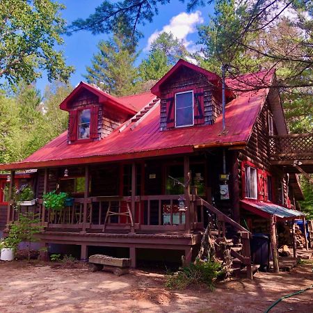 Chalet En Bois Rond Mauricie Saint-Alexis-des-Monts Zewnętrze zdjęcie