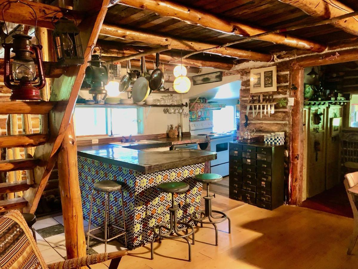 Chalet En Bois Rond Mauricie Saint-Alexis-des-Monts Zewnętrze zdjęcie