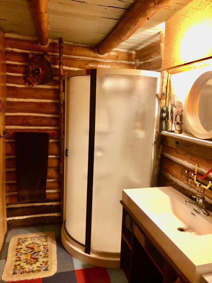 Chalet En Bois Rond Mauricie Saint-Alexis-des-Monts Zewnętrze zdjęcie