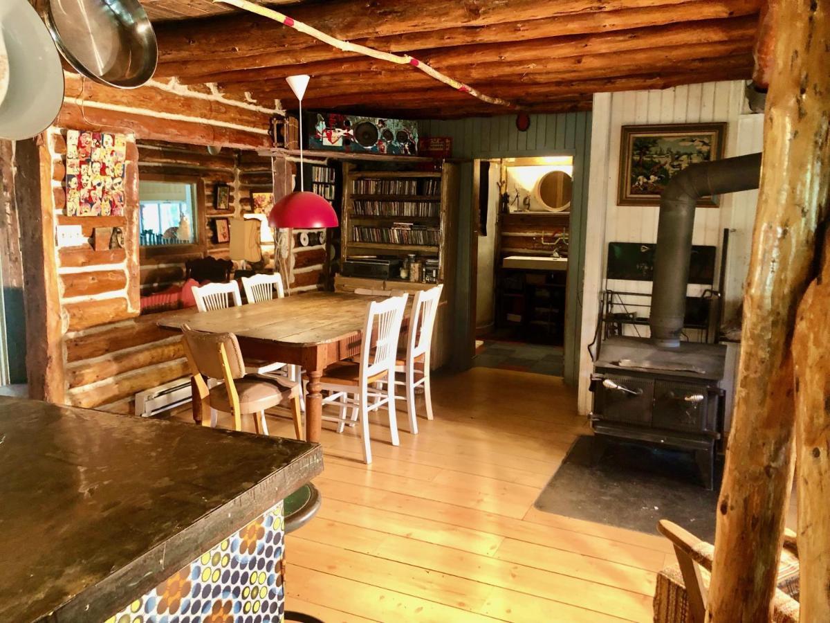 Chalet En Bois Rond Mauricie Saint-Alexis-des-Monts Zewnętrze zdjęcie