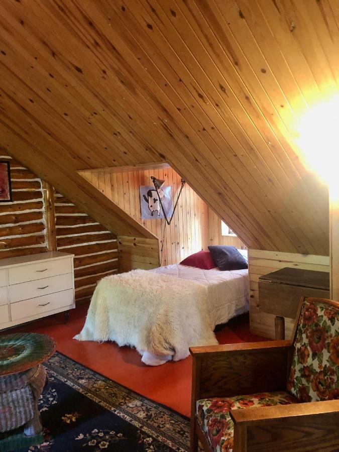 Chalet En Bois Rond Mauricie Saint-Alexis-des-Monts Zewnętrze zdjęcie