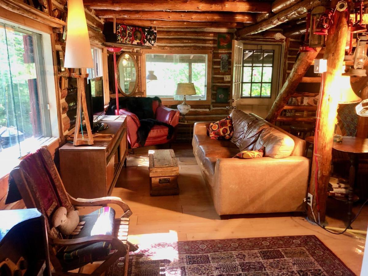 Chalet En Bois Rond Mauricie Saint-Alexis-des-Monts Zewnętrze zdjęcie